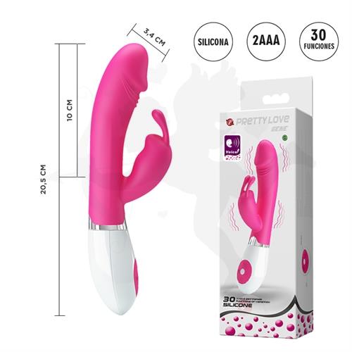 Vibrador estimulador de punto G con control mediante VOZ